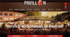 Desktop Screenshot of cafe-pavillon.net